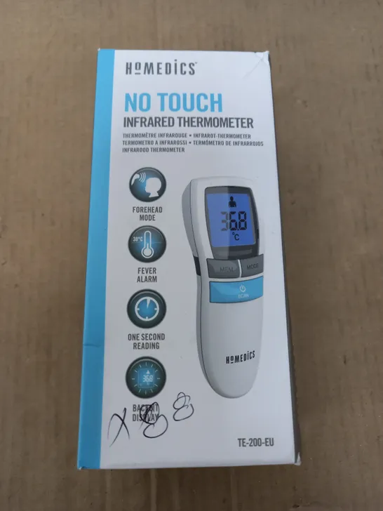 BOXED HOMEDICS NO TOUCH INFRARED THERMOMETER - TE-200-EU