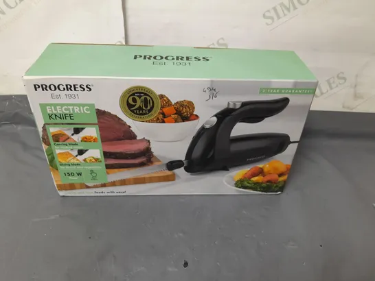 BOXED PROGRESS ELECTRIC KNIFE - COLLECTION ONLY