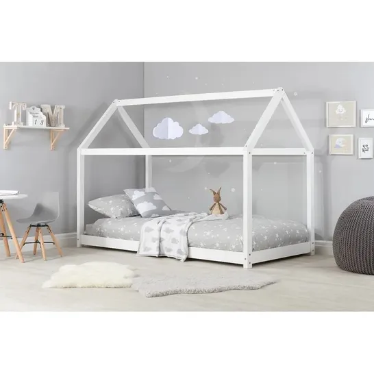 BOXED ARIYA 3' SINGLE BED FRAME - WHITE (1 BOX)