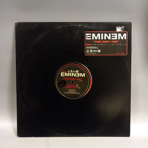 EMINEM "THE WAY I AM" VINYL FROM MARSHAL MATHERS LP 