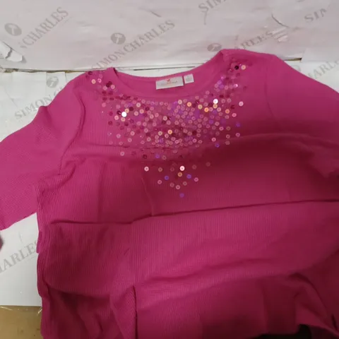 QUACKER FACTORY PINK TOP SIZE L