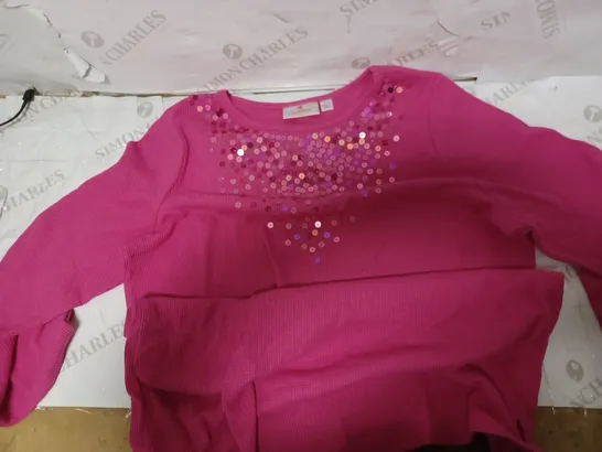 QUACKER FACTORY PINK TOP SIZE L