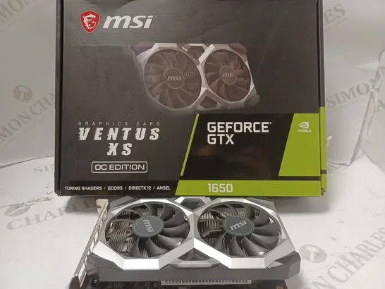 MSI GEFORCE GTX 1650 VENTUS XS OC EDITION 