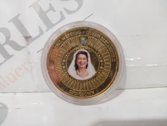 2015 QUEEN ELIZABETH THE ROYAL WEDDING COMMEMORATIVE COIN