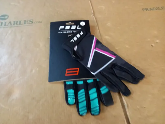 FEEL SIM RACING GLOVES - L