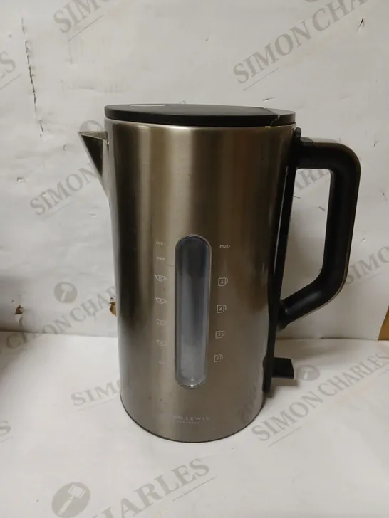 JOHN LEWIS GUNMETAL SIMPLICITY KETTLE 