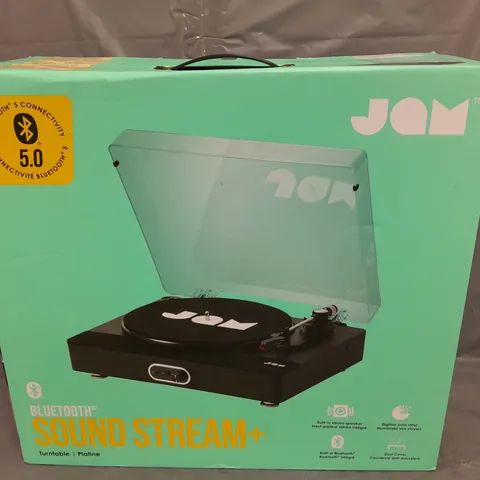 BOXED JAM BLUETOOTH SOUND STREAM+ TURNTABLE 