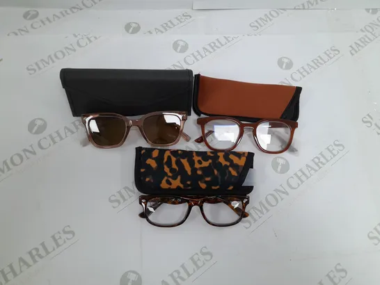 HUMMINGBIRD POLARISED SUNGLASSES & READER 2PC SET TAN MIX 3.5