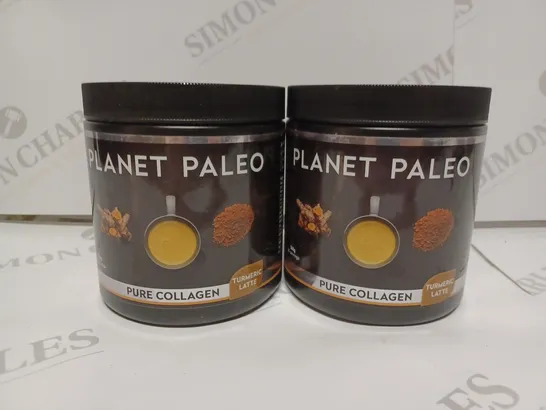 BOX OF 2 PLANET PALEO PURE COLLAGEN - TUMERIC LATTE 2X260G