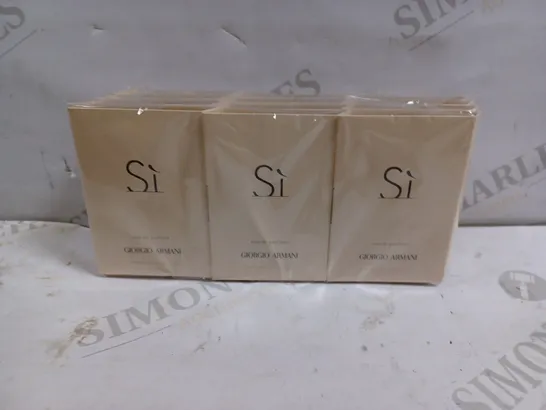 LOT TO CONTAIN APPROX 120 X 1.2ML GIORGIO ARMANI SI SAMPLE SPRAYS EDP