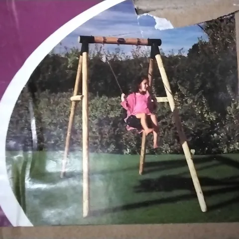 PLUM BUSH BABY WOODEN SWING SET (4 PARTS)