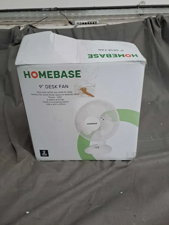 HOMEBASE 9" DESK FAN 