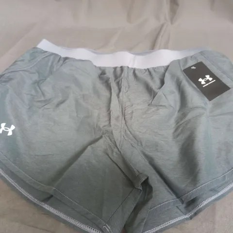 UNDER ARMOUR WOMENS UA FLY BY 2.0 SHORTS - LARGE