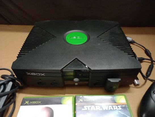 UNBOXED XBOX GAMES CONSOLE WITH TWO GAMES