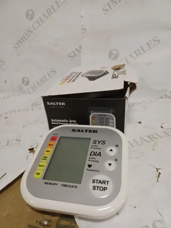 SLATER AUTOMATIC ARM BLOOD PRESSURE MONITOR  