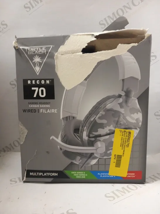 TURTLE BEACH RECON 70 GAMING HEADSET - MULTIPLATFORM 