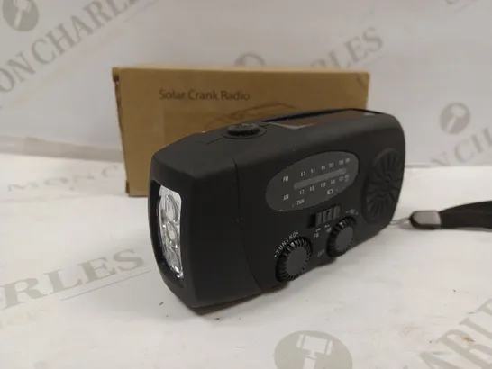 BOXED SOLAR CRANK RADIO 