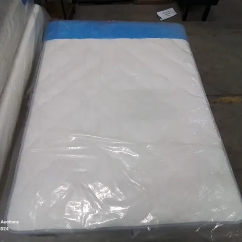 BAGGED DESIGNER DOUBLE 135CM AIRSPRUNG LUXURY QUILTED MEDIUM MATTRESS