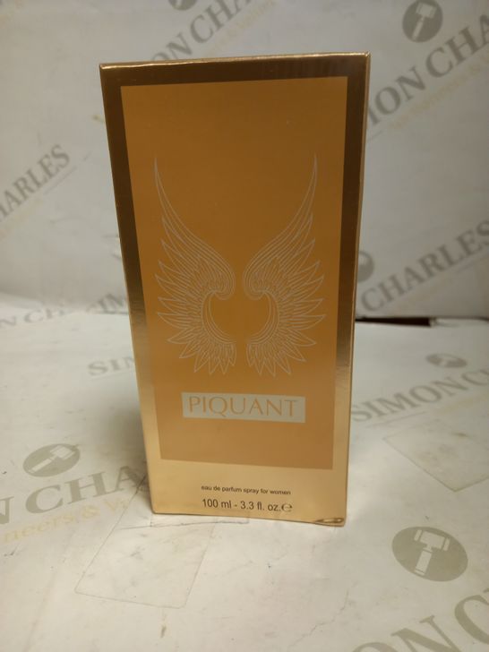 BOXED AND SEALED PIQUANT EAU DE PARFUM 100ML