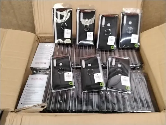 LOT CONTAINING APPROXIMATELY 250 BOXED SEALED SAMSUNG A9 CASES IN BLACK