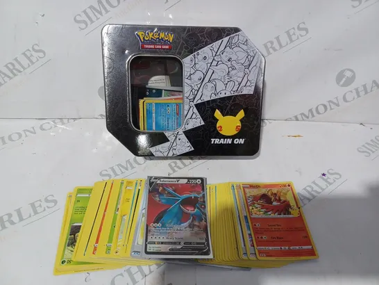 POKÉMON TRADING CARD GAME TIN OF ASSORTED CARDS