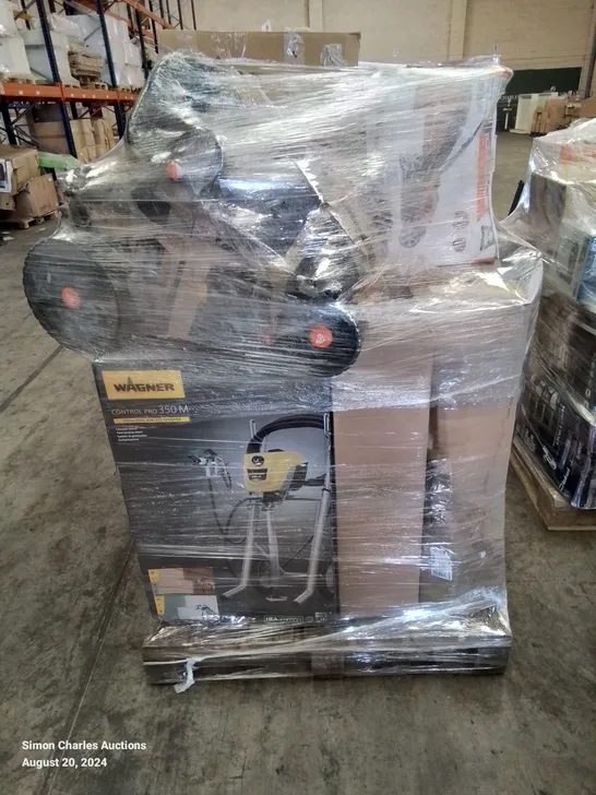 PALLET OF APPROXIMATELY 12 UNPROCESSED RAW RETURN HOUSEHOLD AND ELECTRICAL GOODS TO INCLUDE;