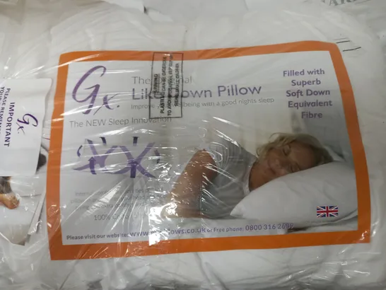 GX LIKE DOWN PILLOW TWIN PACK 