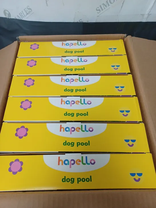 LOT OF 6 HAPELLO DOG POOL