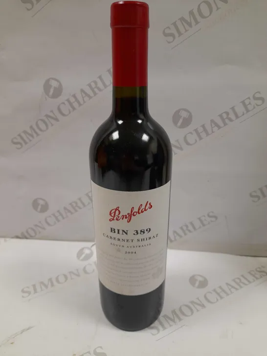 PENFOLDS BIN 389 CABERNET SHIRAZ SOUTH AUSTRAILIA 2004 750ML