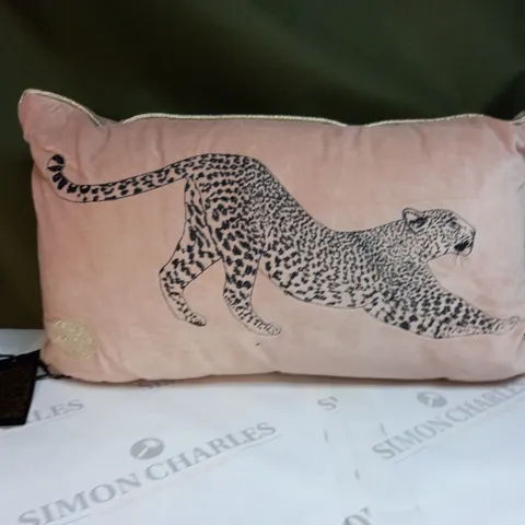 BIBA VELV LEOPARD CUSHION 