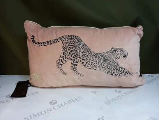 BIBA VELV LEOPARD CUSHION 