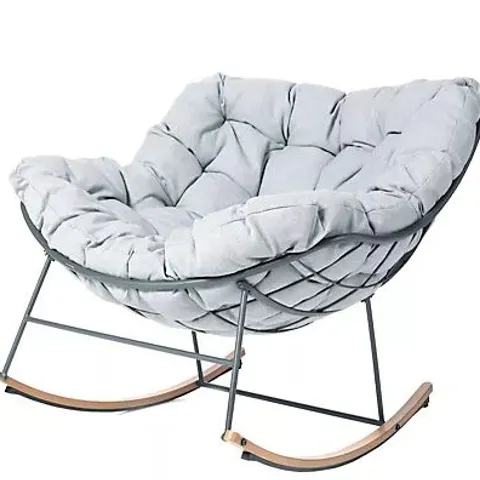 MY GARDEN STORIES OSLO PADDED LARGE ROCKING CHAIR