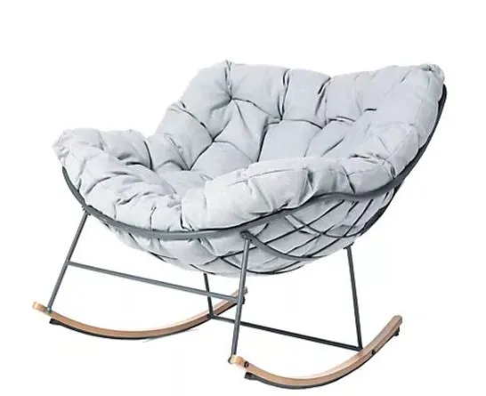 MY GARDEN STORIES OSLO PADDED LARGE ROCKING CHAIR