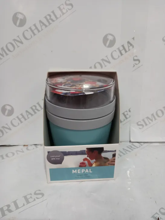 BOXED BLUE MEPAL LUNCH POT