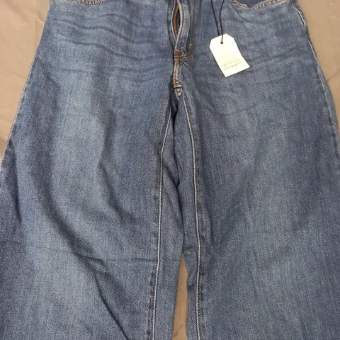 LEVI'S BAGGY DAD STRAIGHT LEG JEANS IN BLUE SIZE 26/32