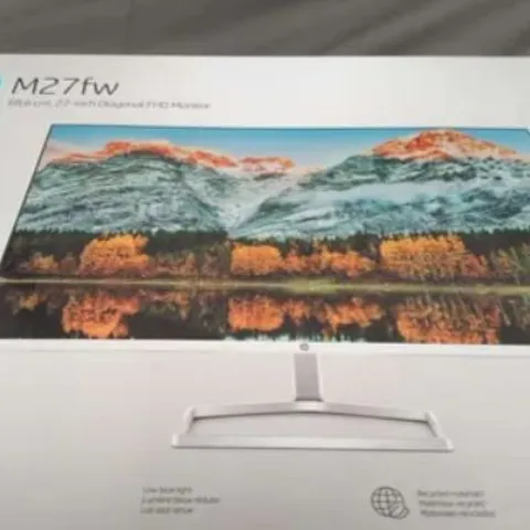 BOXED HP M27FW 68.6CM 27" DIAGONAL FHD MONITOR