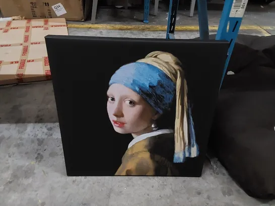 BOXED JOHANNES VERMEER - WRAPPED CANVAS 