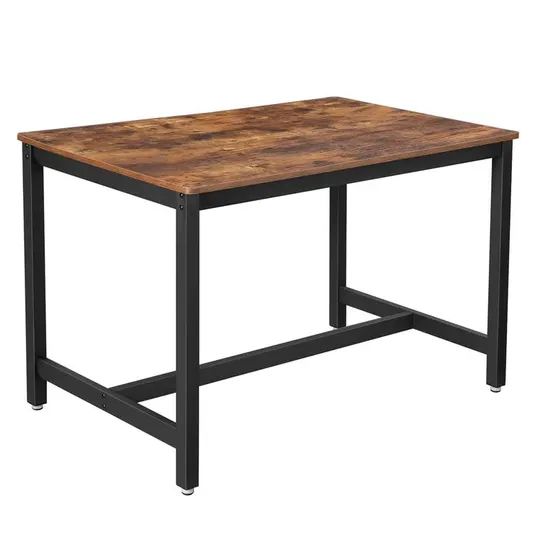 FLOVILLA WOODEN DINING TABLE - WOODGRAIN 