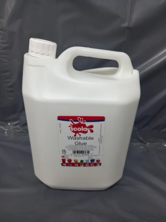 4 SCOLA WASHABLE GLUE (4x5L) - COLLECTION ONLY