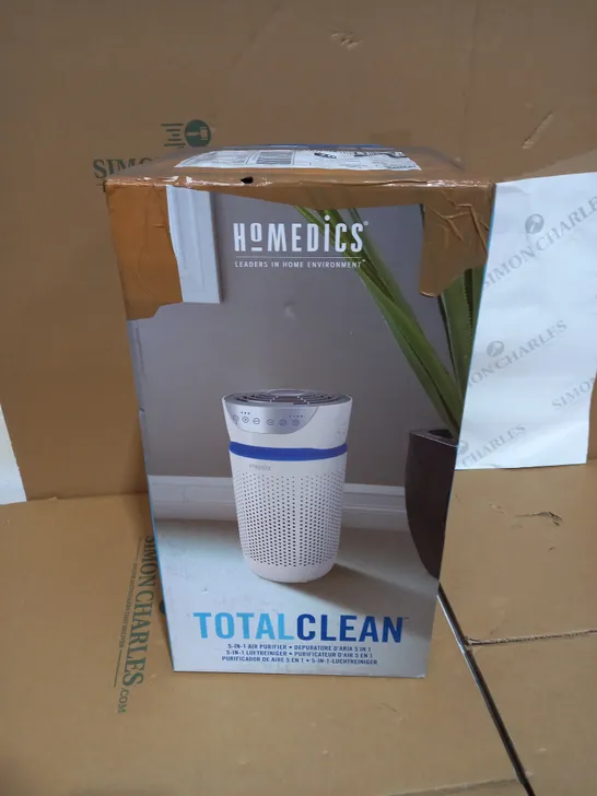 HOMEDICS TOTAL CLEAN WHITE AIR PURIFIER