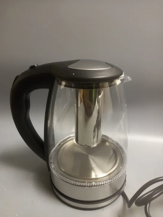 BOXED UNBRANDED GLASS ELECTRIC KETTLE 