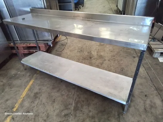 WORK COUNTER WITH SHELF UNDER