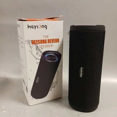 BOXED HEYSONG REVERB BLUETOOTH SPEAKER 