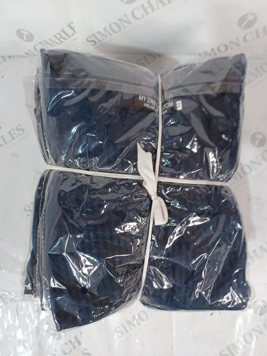 BRAND NEW BOX OF APPROXIMATELY 10 MY DRESS ROOM TOPS IN NAVY SIZE M