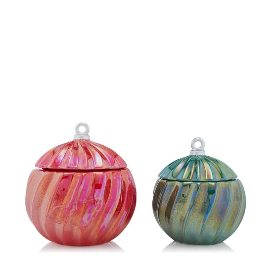 Outlet Homeworx by Harry Slatkin & Co. Set of 2 Ceramic Baubles