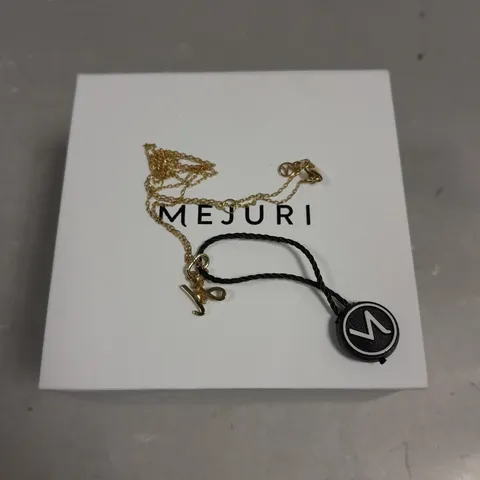 MEJURI GOLD CHAIN LINK NECKLACE 