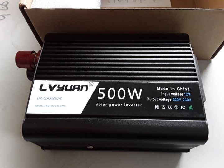 Lot 8: LVYUAN DX GAX500W SOLAR POWER INVERTER 500W - Simon Charles