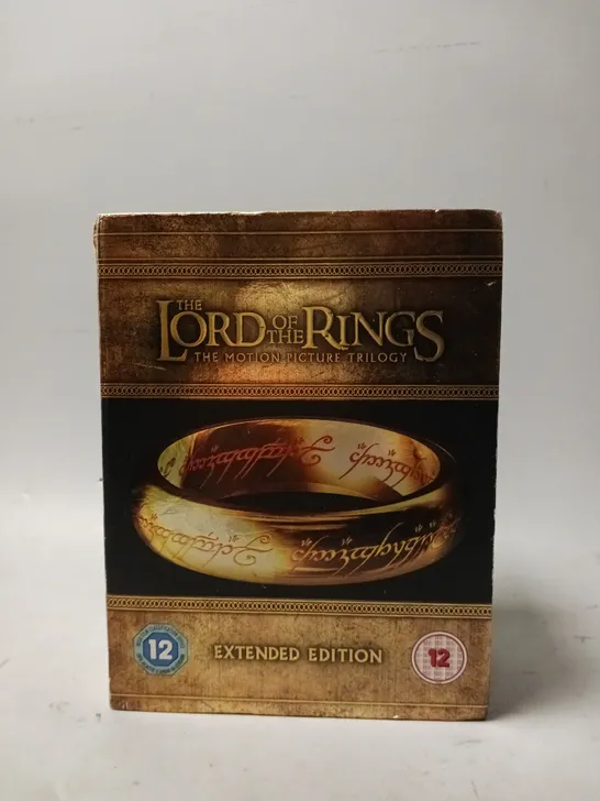 THE LORD OF THE RINGS: THE MOTION PICTURE TRILOGY EXTENDED EDITION BLU-RAY