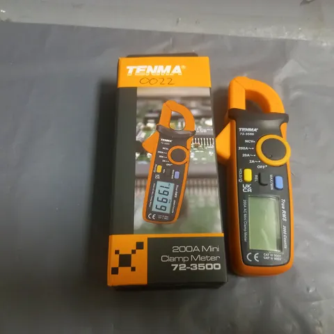 BOXED TENMA 200A MINI CLAMP METER 72-3500