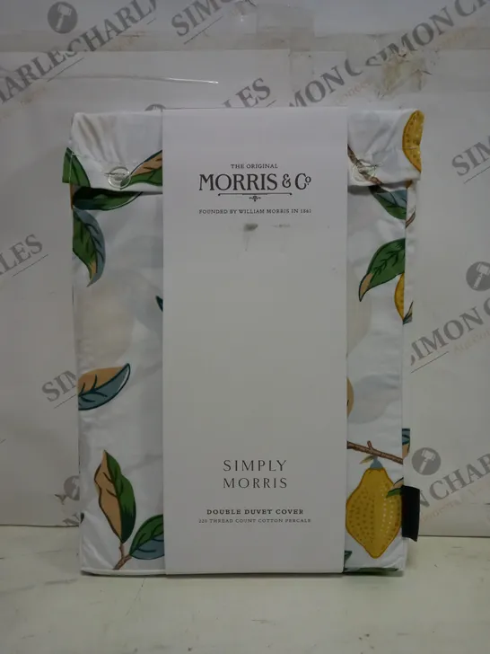 MORRIS & CO LEMON TREE DOUBLE DUVET COVER